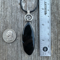 Natural Onyx Necklace for Strength & Connection to Higher Consciousness.
