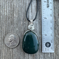 Bloodstone Pendant a Mystical Stone Bringing Understanding, Calm and Courage.