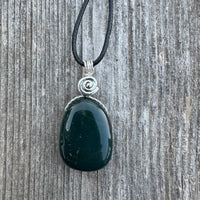 Bloodstone Pendant a Mystical Stone Bringing Understanding, Calm and Courage.