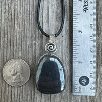 Hematite Necklace for Grounding and Willpower.