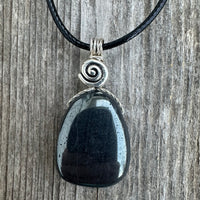 Hematite Necklace for Grounding and Willpower.
