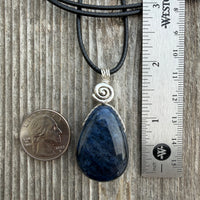 Dumortierite Pendant for Bringing Synchronization to Further Your Dreams.
