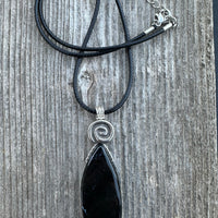 Natural Onyx Necklace for Strength & Connection to Higher Consciousness.