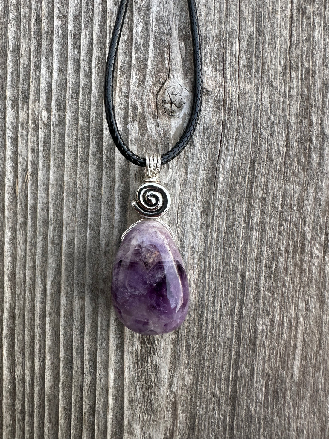 Amethyst for Tranquility, Awakening, and Peace.