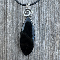 Natural Onyx Necklace for Strength & Connection to Higher Consciousness.