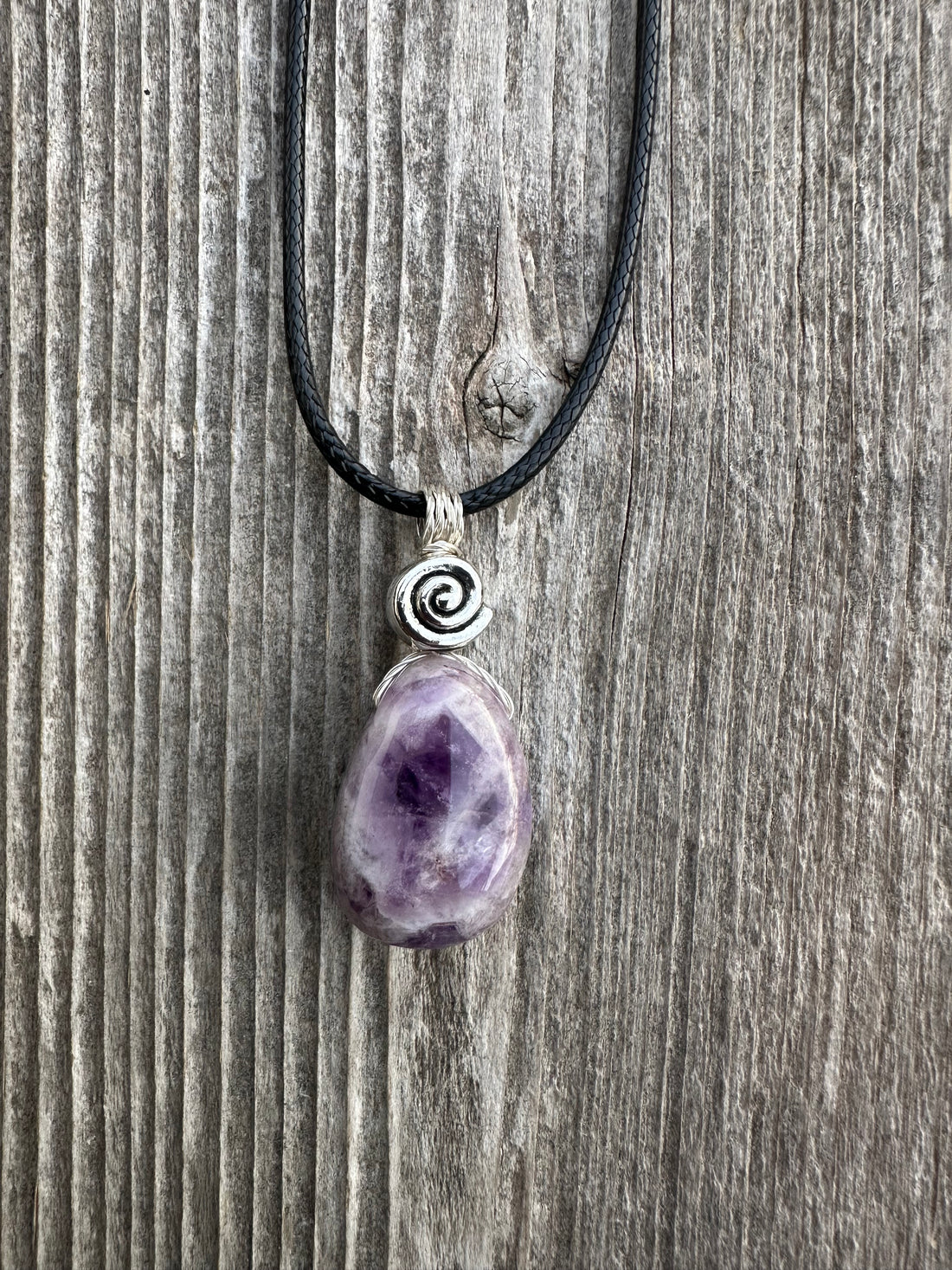 Amethyst for Tranquility, Awakening, and Peace.