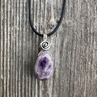 Amethyst for Tranquility, Awakening, and Peace.