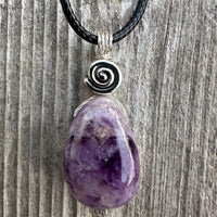 Amethyst for Tranquility, Awakening, and Peace.