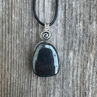 Hematite Necklace for Grounding and Willpower.
