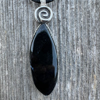 Natural Onyx Necklace for Strength & Connection to Higher Consciousness.