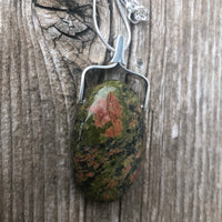Unakite Necklace for Balance and Rebirth.