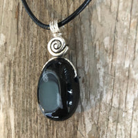 Snowflake Obsidian for Balance. Swirl for Higher Consciousness.
