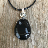 Snowflake Obsidian for Balance. Swirl for Higher Consciousness.