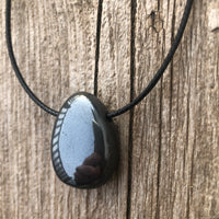 Hematite Necklace for Grounding and Willpower.