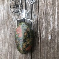 Unakite Necklace for Balance and Rebirth.
