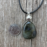 Labradorite Pendant for Transformation, Protection and Consciousness
