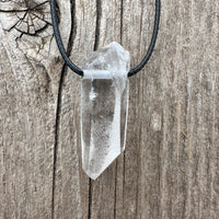 Clear Quartz Crystal Point for Amplifying Energy, Patience and Protection.