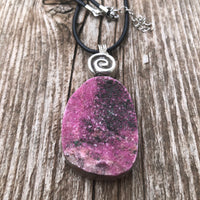 Cobalt Calcite for Love and Empathy. Swirl to Signify Consciousness.