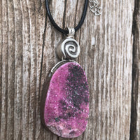Cobalt Calcite for Love and Empathy. Swirl to Signify Consciousness.