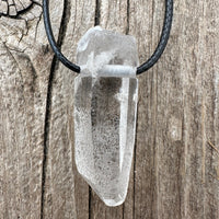 Clear Quartz Crystal Point for Amplifying Energy, Patience and Protection.