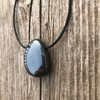 Hematite Necklace for Grounding and Willpower.
