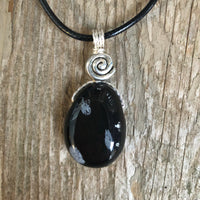 Snowflake Obsidian for Balance. Swirl for Higher Consciousness.