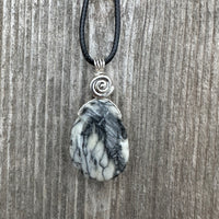 Pinolith for a Deeper Connection to Self, Spiritual Awakening, and Grounding. Swirl to Signify Consciousness.