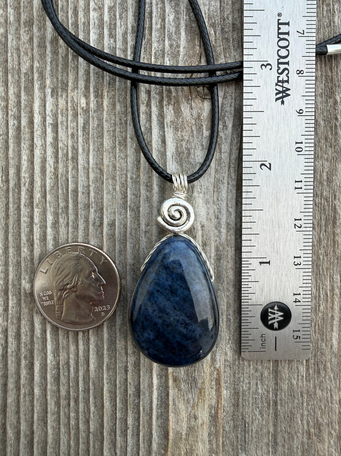 Dumortierite Pendant for Bringing Synchronization to Further Your Dreams.