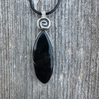 Natural Onyx Necklace for Strength & Connection to Higher Consciousness.