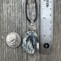 Pinolith for a Deeper Connection to Self, Spiritual Awakening, and Grounding. Swirl to Signify Consciousness.