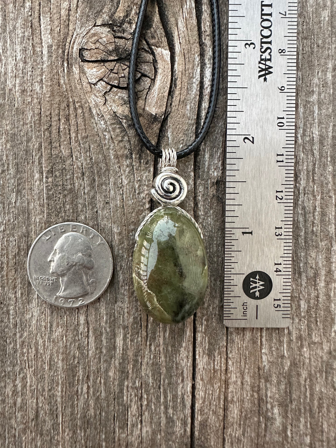 Vesuvianite for Releasing Fear, Manifesting Desires and Unleashing Creativity. Swirl for Consciousness.