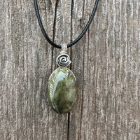 Vesuvianite for Releasing Fear, Manifesting Desires and Unleashing Creativity. Swirl for Consciousness.