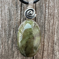 Vesuvianite for Releasing Fear, Manifesting Desires and Unleashing Creativity. Swirl for Consciousness.