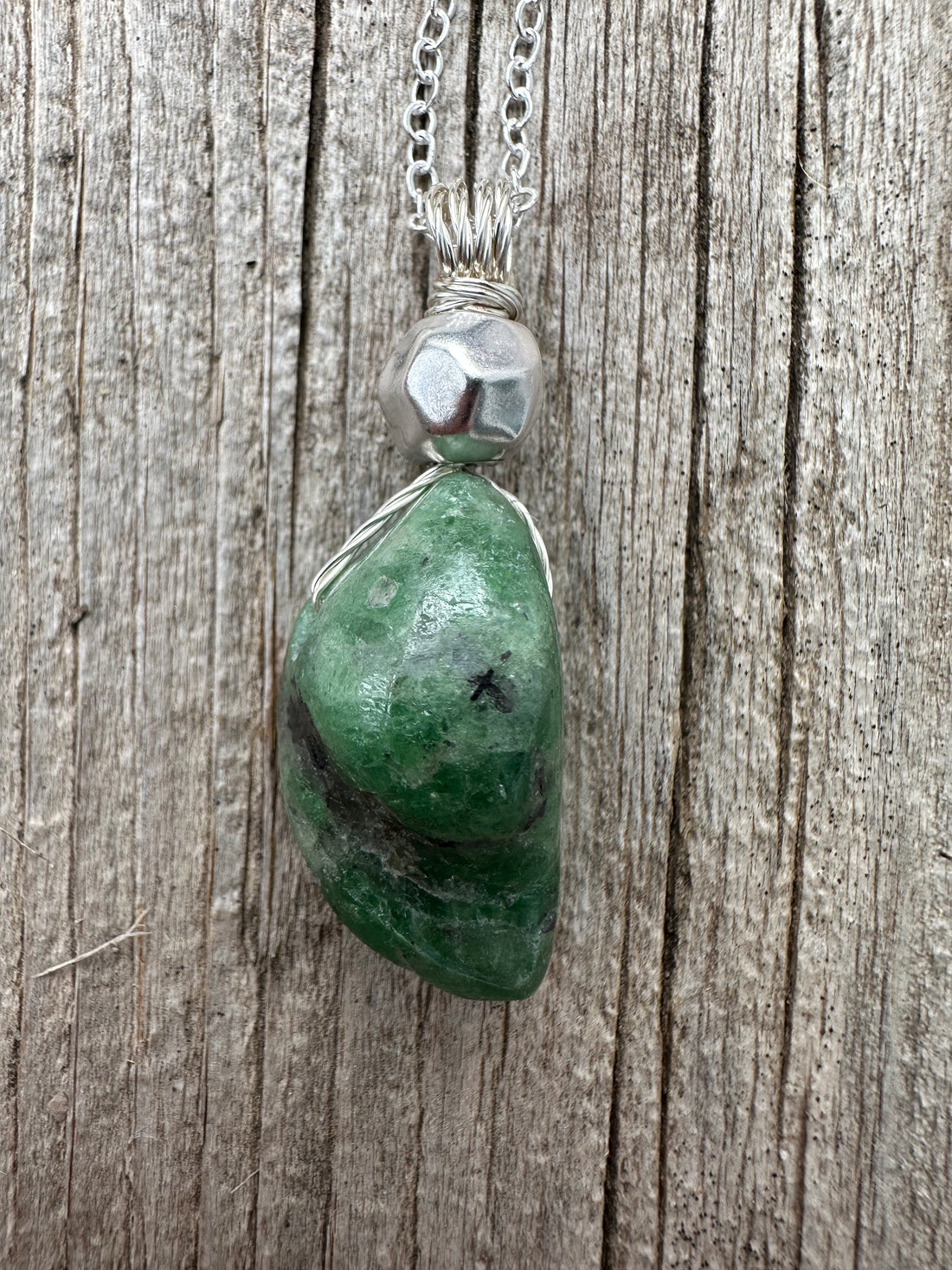 Green (Tsavorite) Garnet for Growth, Rejuvenation and Vitality.