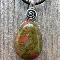 Unakite Necklace for Balance and Rebirth