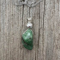 Green (Tsavorite) Garnet for Growth, Rejuvenation and Vitality.