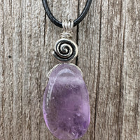Amethyst for Tranquility, Awakening, and Peace.