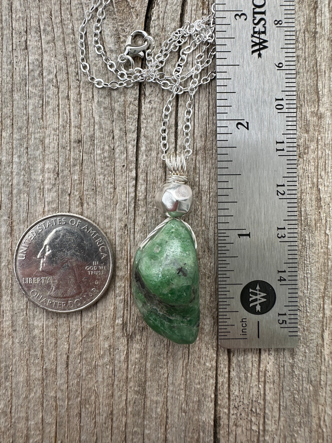 Green (Tsavorite) Garnet for Growth, Rejuvenation and Vitality.