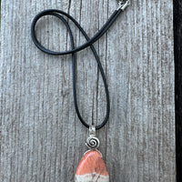 Celestobarite  Necklace - Shaman Stone for Spiritual Awakening. Swirl Signifies Consciousness