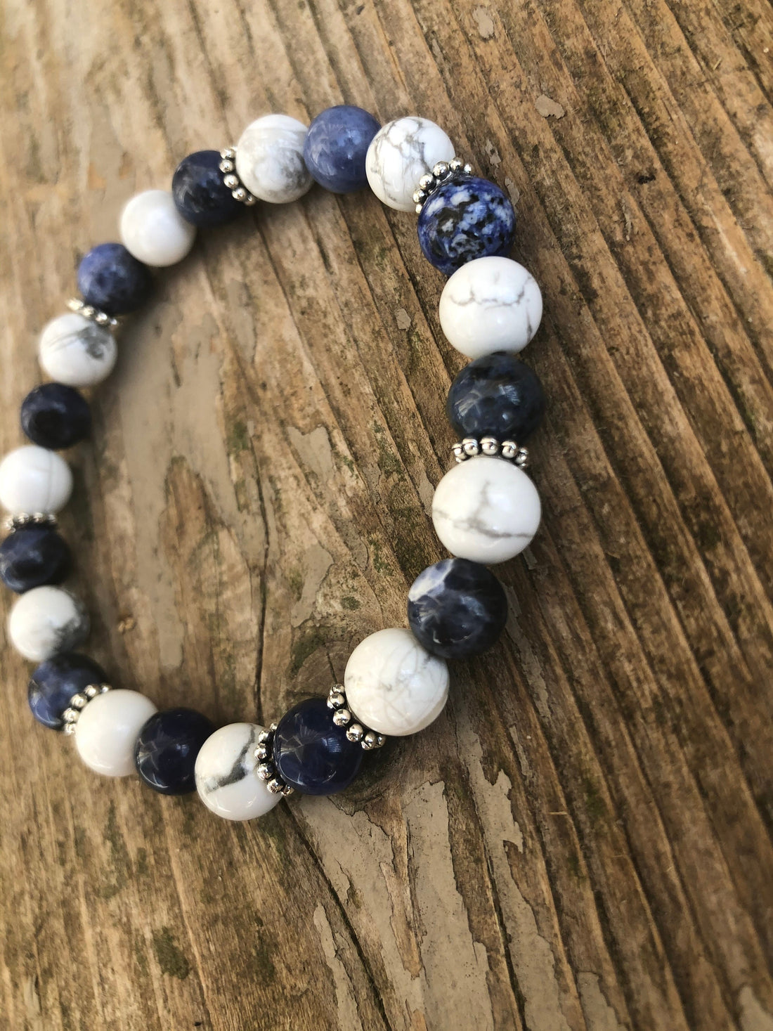 Sodalite with Howlite for Inspiration and Creativity