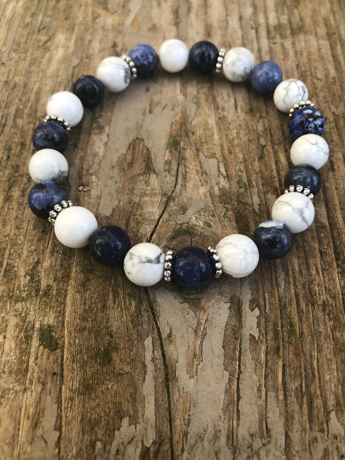 Sodalite with Howlite for Inspiration and Creativity