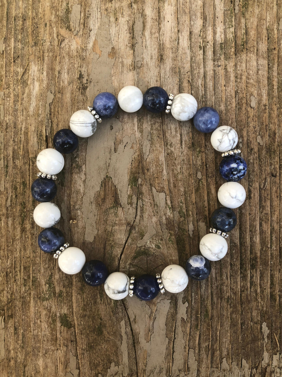 Sodalite with Howlite for Inspiration and Creativity