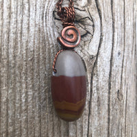 Shiva Lingam for Vitality, Stability, and Awakening Kundalini Energies. Swirl to Signify Consciousness. Selenite Stick Included