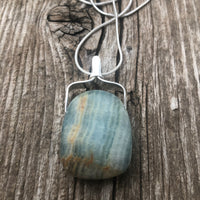 Aragonite Pendant For Grounding and Past Life Regression.