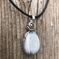 Botswana Agate for Energizing the Auric Field and Bringing Solutions. Swirl to Signify Consciousness.