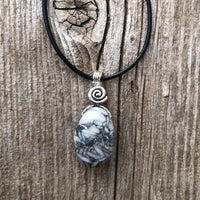 Pinolith for a Deeper Connection to Self, Spiritual Awakening, and Grounding. Swirl to Signify Consciousness.