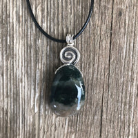 Ocean Jasper for Positivity, Forward Movement. Swirl to Signify Consciousness.