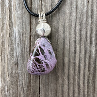 Stichtite Pendant for a Connection to Spiritual Realms. Great Stone for Shielding. Swirl Signifies Consciousness.