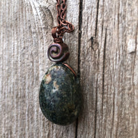 Preseli Bluestone Necklace for Protection & Psychic Growth