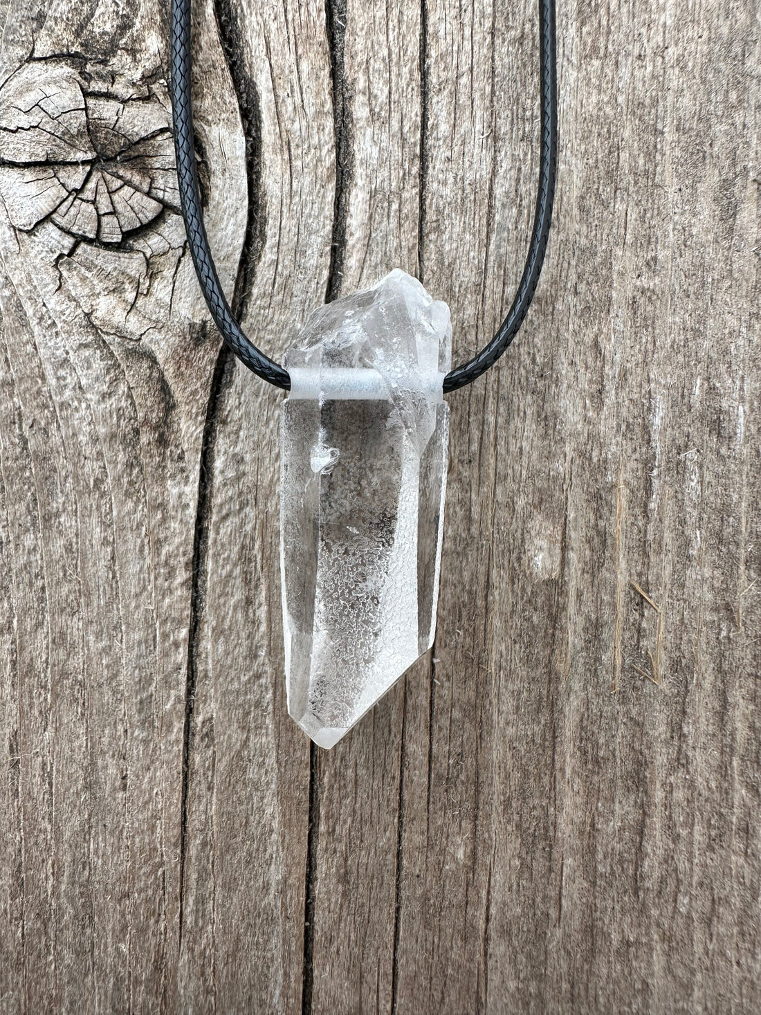 Clear Quartz Crystal Point for Amplifying Energy, Patience and Protection.